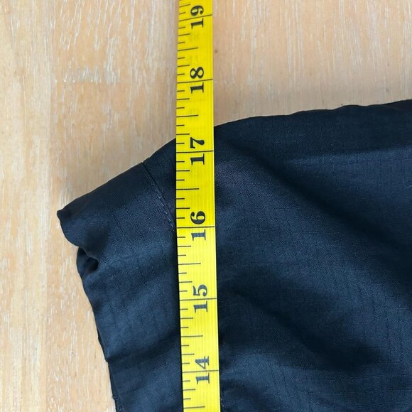 Patagonia Pants Mens M Thermal Black Ripstop Windbreaker Elastic Drawcord - Picture 8 of 10